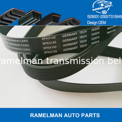Correa poli V automática de fábrica de alta calidad para Mercedes-Benz, OEM A0109970992/9PK4145, marca Ramelman, material EPDM/CR