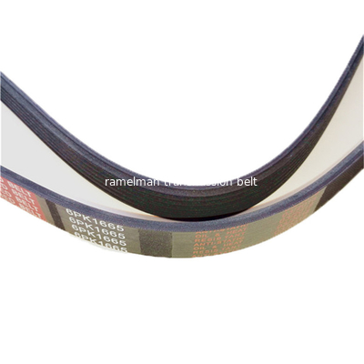 Cinturón de excavadora de cinturón de v industrial Cinturón de motor 8PK1340/9PK1905/8PK1689 para el cinturón de ventilador del motor KOMATSU